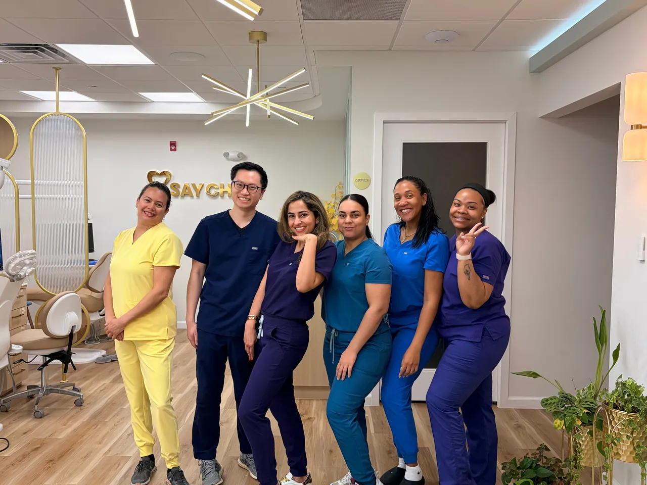 Dr. Sidhu and the Say Cheez team